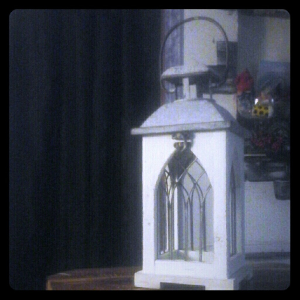Beautiful wooden lantern